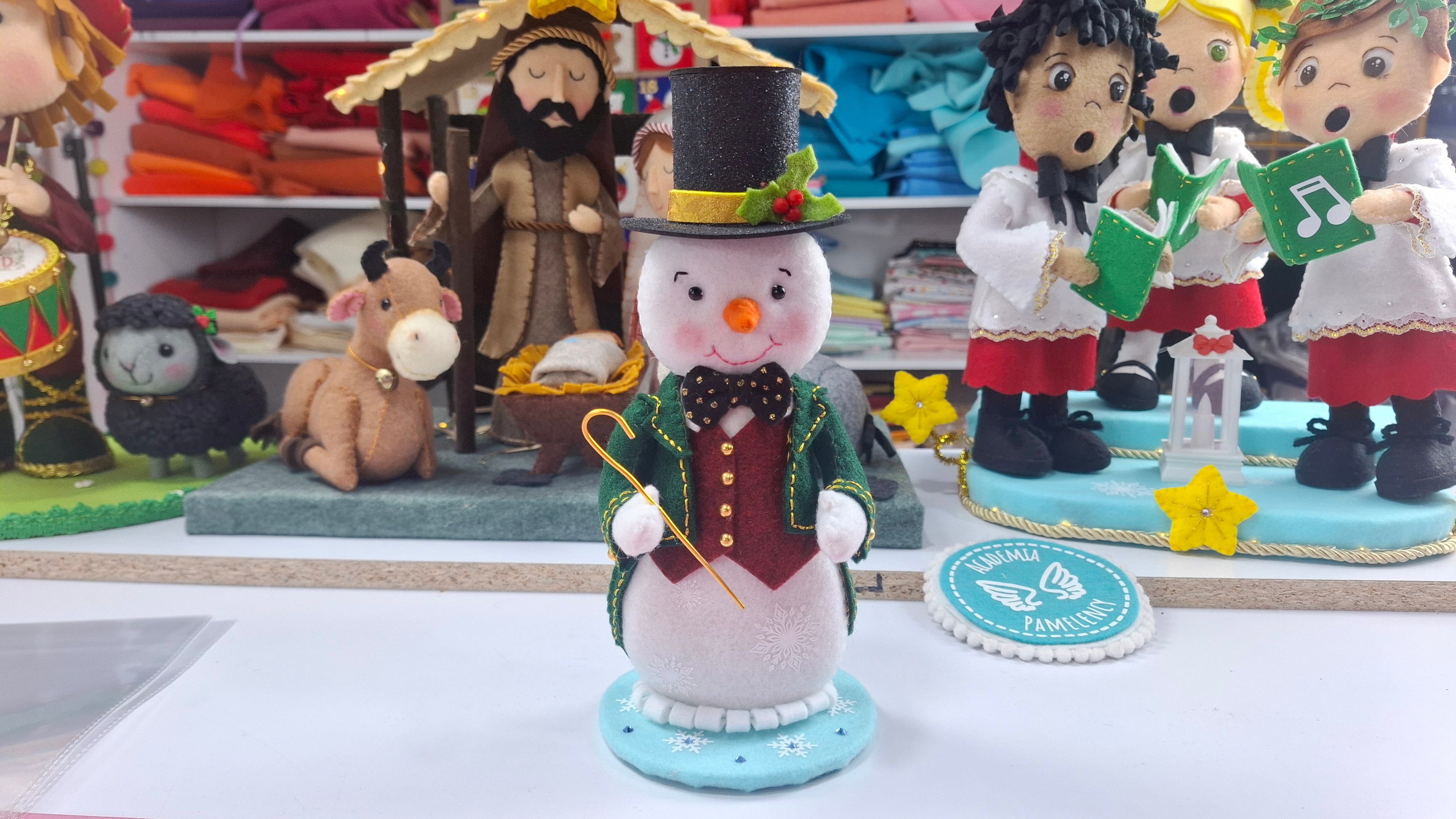 Muñeco de Nieve – Arte Lency | Molde Digital