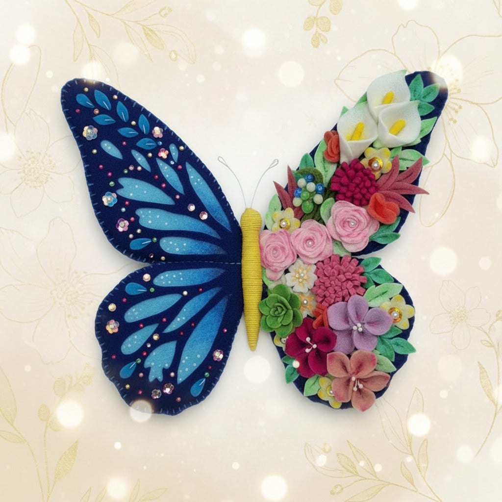 Mariposa Decorativa – Molde Digital Paño Lency y Fieltro