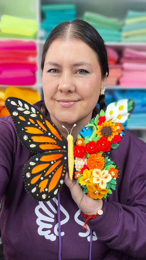 Mariposa Decorativa – Molde Digital Paño Lency y Fieltro