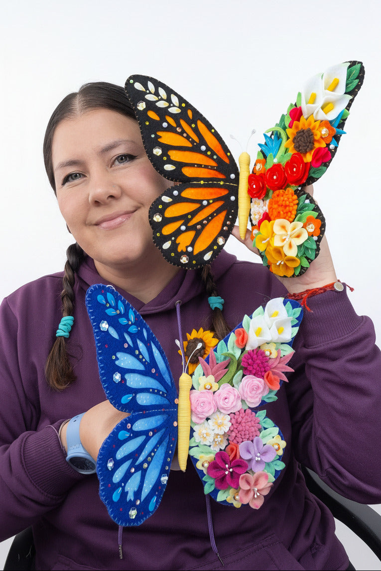 Mariposa Decorativa – Molde Digital Paño Lency y Fieltro