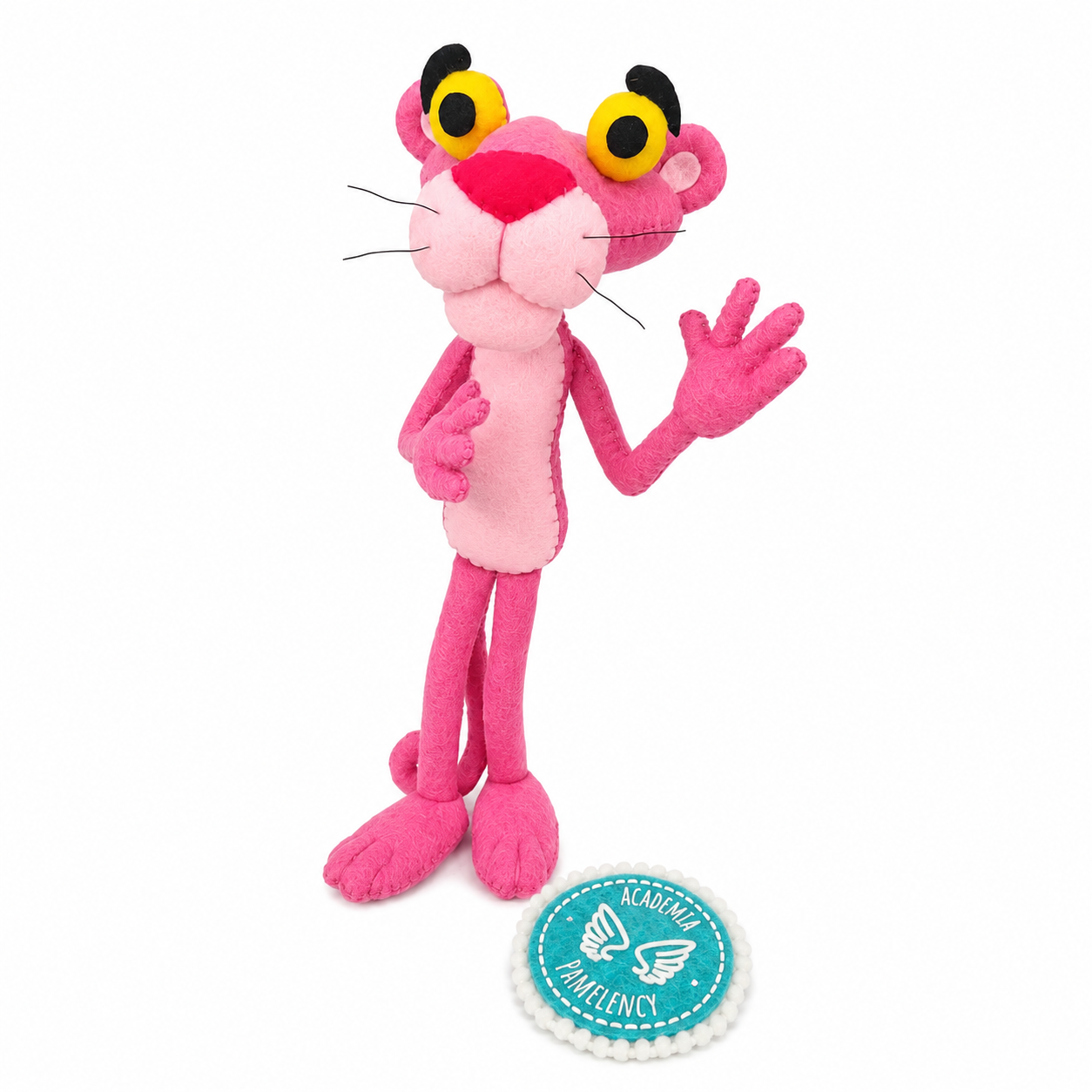 Pantera Rosa (Versión Pamelency) – Paño Lency/Fieltro | Molde Digital