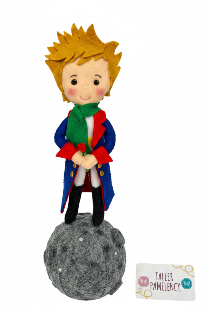 El Principito – Molde Digital en Paño Lency / Fieltro