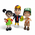 El Chavo, La Chilindrina y Quico (Versión Pamelency)– Molde Digital Paño Lency y Fieltro