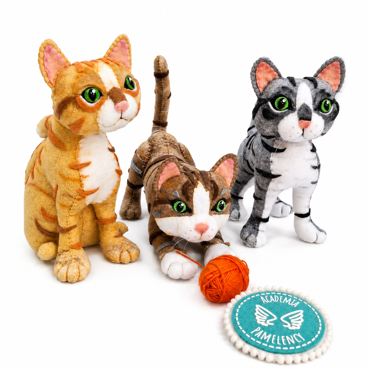 Gatitos Versión Pamelency – Paño Lency/Fieltro | Moldes Digitales
